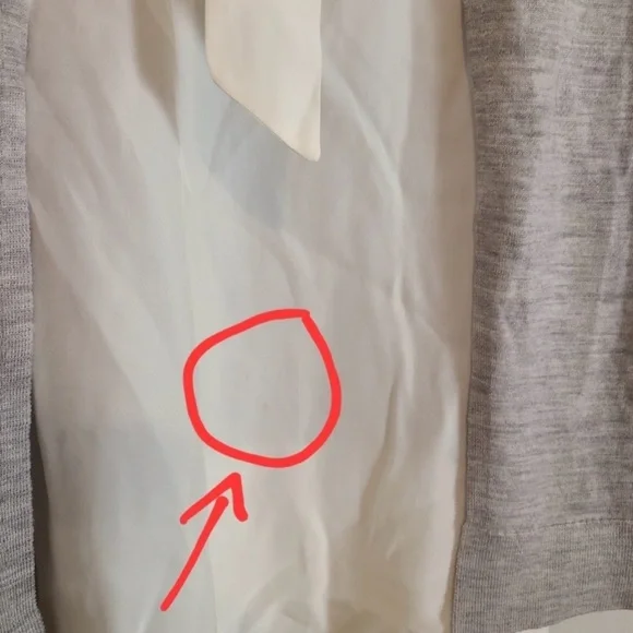 Club‎ Monaco wool silk tie back sweater - Picture 7 of 10